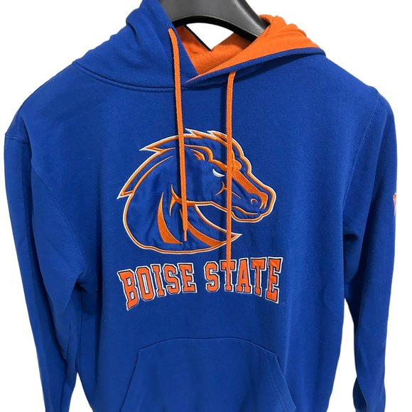 Colosseum Boise State Broncos Hooded Sweatshirt Size Medium Embroidered - Picture 1 of 7
